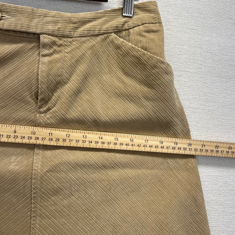 VTG Y2K GAP Diagonal Corduroy A-Line Skirt Sz 6 High Waisted Pockets - Picture 6 of 9